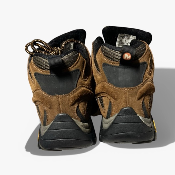 🌻New Merrell Men’s Moab 2 Mid WP Hiking Trail Vibram Boots Size 9.5 - Picture 2 of 10